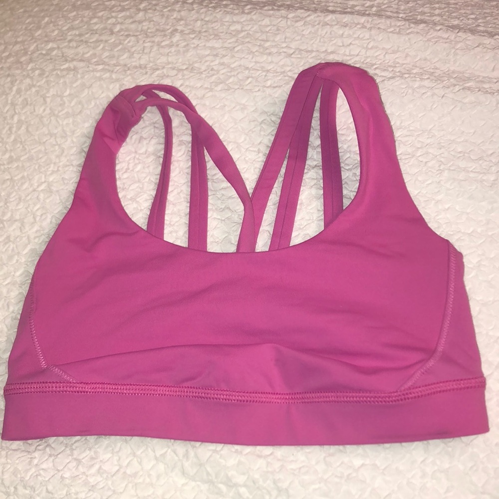 Pink Lululemon Sports Bra